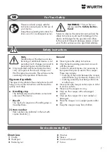 Preview for 7 page of Würth 0715 93 000 Operating Instructions Manual