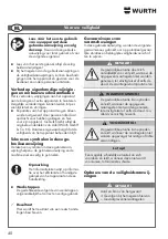 Preview for 40 page of Würth 071553165 Translation Of The Original Operating Instructions