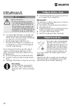 Preview for 50 page of Würth 071553165 Translation Of The Original Operating Instructions