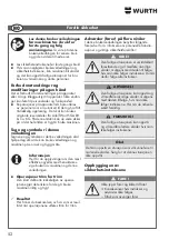 Preview for 52 page of Würth 071553165 Translation Of The Original Operating Instructions