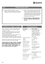 Preview for 96 page of Würth 071553165 Translation Of The Original Operating Instructions