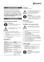 Preview for 44 page of Würth 0772 121 Translation Of The Original Operating Instructions