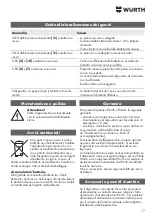 Preview for 17 page of Würth 0772 122 42 Translation Of The Original Operating Instructions