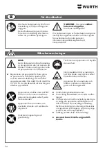 Preview for 54 page of Würth 0772 122 42 Translation Of The Original Operating Instructions