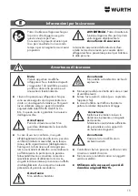 Предварительный просмотр 15 страницы Würth 0827 806 004 Translation Of The Original Operating Instructions