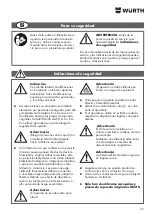 Предварительный просмотр 25 страницы Würth 0827 806 004 Translation Of The Original Operating Instructions