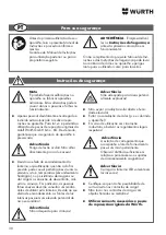 Предварительный просмотр 30 страницы Würth 0827 806 004 Translation Of The Original Operating Instructions