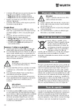 Предварительный просмотр 34 страницы Würth 0827 806 004 Translation Of The Original Operating Instructions