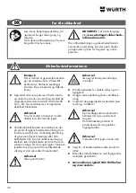 Предварительный просмотр 40 страницы Würth 0827 806 004 Translation Of The Original Operating Instructions