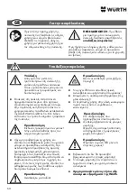 Предварительный просмотр 60 страницы Würth 0827 806 004 Translation Of The Original Operating Instructions