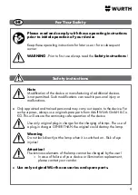 Preview for 9 page of Würth 0827 809 119 Translation Of The Original Operating Instructions