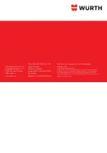 Preview for 16 page of Würth 0827 940 101 Operating Instructions Manual