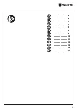 Предварительный просмотр 2 страницы Würth 0827 940 105 Operating Instructions Manual