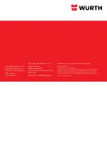 Preview for 16 page of Würth 0827 940 105 Operating Instructions Manual