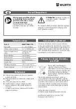 Preview for 18 page of Würth 0827 940 114 Translation Of The Original Operating Instructions