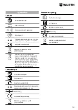 Предварительный просмотр 37 страницы Würth 0827 940 130 Translation Of The Original Operating Instructions