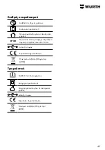 Предварительный просмотр 47 страницы Würth 0827 940 130 Translation Of The Original Operating Instructions