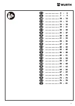 Предварительный просмотр 3 страницы Würth 0827 940 24 Translation Of The Original Operating Instructions