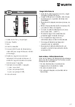 Предварительный просмотр 17 страницы Würth 0827 940 24 Translation Of The Original Operating Instructions