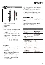 Предварительный просмотр 29 страницы Würth 0827 940 24 Translation Of The Original Operating Instructions