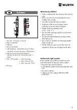 Предварительный просмотр 41 страницы Würth 0827 940 24 Translation Of The Original Operating Instructions