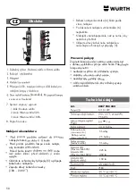 Предварительный просмотр 50 страницы Würth 0827 940 24 Translation Of The Original Operating Instructions