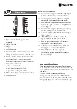 Предварительный просмотр 56 страницы Würth 0827 940 24 Translation Of The Original Operating Instructions