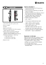 Предварительный просмотр 77 страницы Würth 0827 940 24 Translation Of The Original Operating Instructions