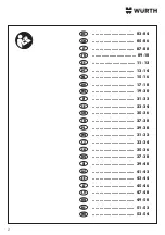 Предварительный просмотр 2 страницы Würth 0827 940 380 Translation Of The Original Operating Instructions