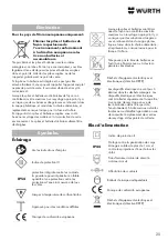 Preview for 25 page of Würth 0827 981 501 Translation Of The Original Operating Instructions