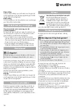 Preview for 36 page of Würth 0827 981 501 Translation Of The Original Operating Instructions