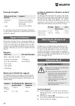 Предварительный просмотр 44 страницы Würth 0864 22 Operating Instructions Manual