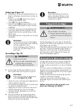 Предварительный просмотр 47 страницы Würth 0864 22 Operating Instructions Manual