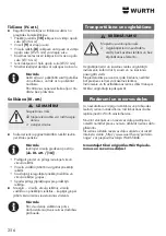 Preview for 256 page of Würth 0864 22 Operating Instructions Manual