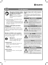 Предварительный просмотр 104 страницы Würth 0864 905 Translation Of The Original Operating Instructions