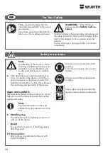 Preview for 24 page of Würth 0864 92 Operating Instructions Manual