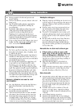 Preview for 27 page of Würth 0864 92 Operating Instructions Manual