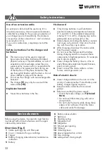 Preview for 32 page of Würth 0864 92 Operating Instructions Manual