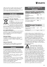 Предварительный просмотр 53 страницы Würth 0864 92 Operating Instructions Manual