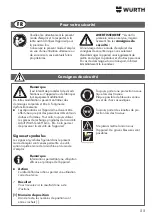 Предварительный просмотр 55 страницы Würth 0864 92 Operating Instructions Manual