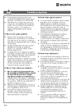 Предварительный просмотр 186 страницы Würth 0864 92 Operating Instructions Manual