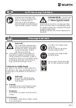 Предварительный просмотр 233 страницы Würth 0864 92 Operating Instructions Manual