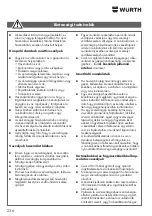 Предварительный просмотр 236 страницы Würth 0864 92 Operating Instructions Manual