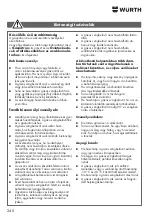 Предварительный просмотр 240 страницы Würth 0864 92 Operating Instructions Manual