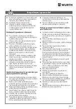 Предварительный просмотр 253 страницы Würth 0864 92 Operating Instructions Manual