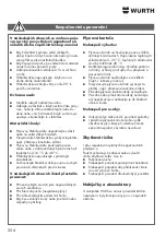 Предварительный просмотр 256 страницы Würth 0864 92 Operating Instructions Manual