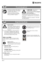 Предварительный просмотр 264 страницы Würth 0864 92 Operating Instructions Manual