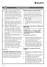 Preview for 270 page of Würth 0864 92 Operating Instructions Manual