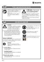 Preview for 280 page of Würth 0864 92 Operating Instructions Manual