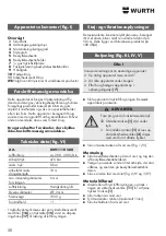 Preview for 50 page of Würth 0891 110 500 Translation Of The Original Operating Instructions